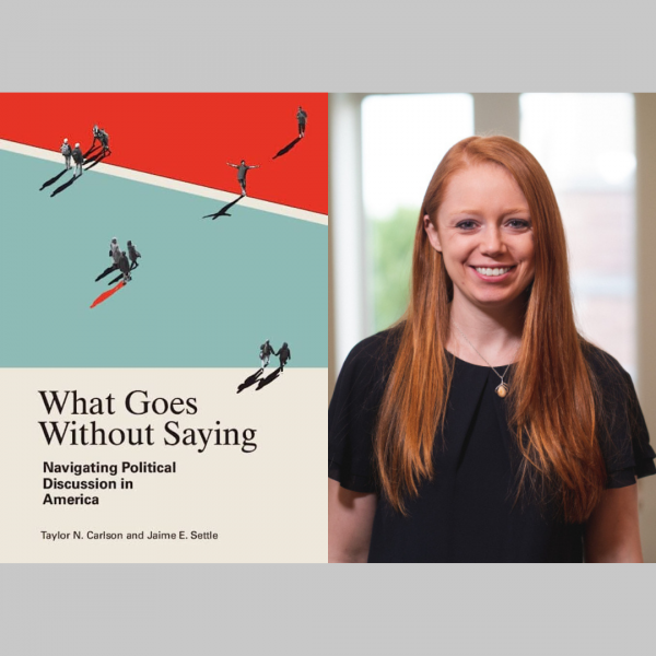 Taylor Carlson receives 2023 PolNet Best Book Award for "What Goes Without Saying"