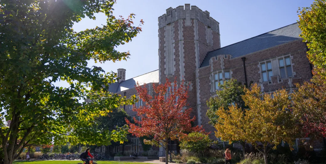 Photo of Seigle hall from Northeast corner during the day 